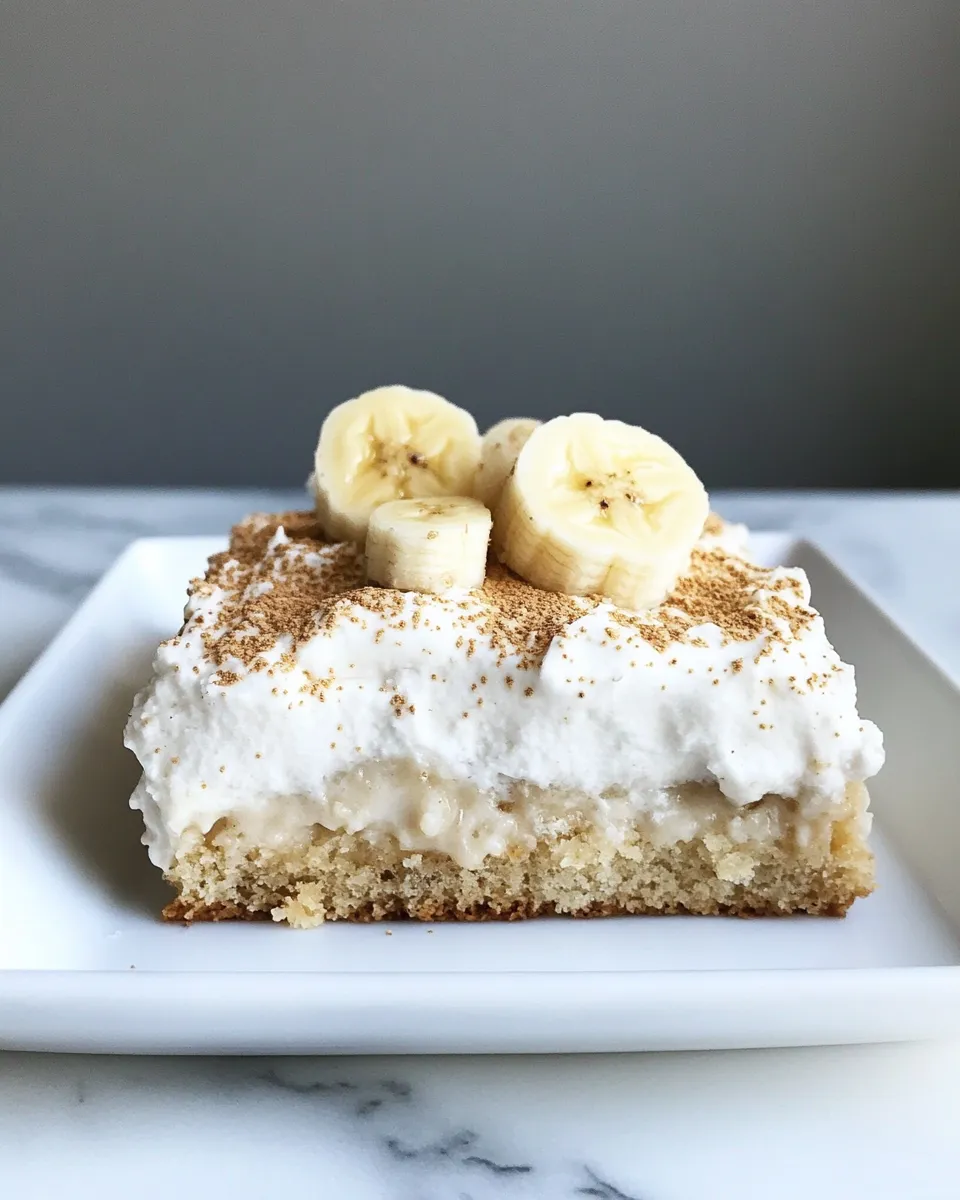 Simple Banana Bread Tres Leches Cake. food shot