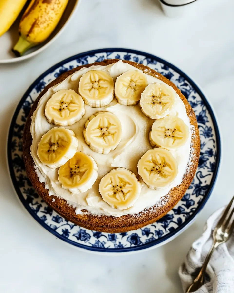 Delicious Banana Cake shot