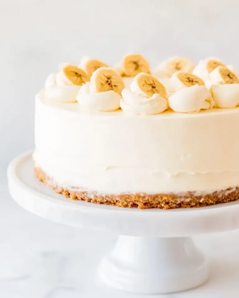 Homemade Banana Cheesecake Cake photo