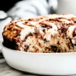 Homemade Banana Coffee Cake with Cream Cheese Swirl photo