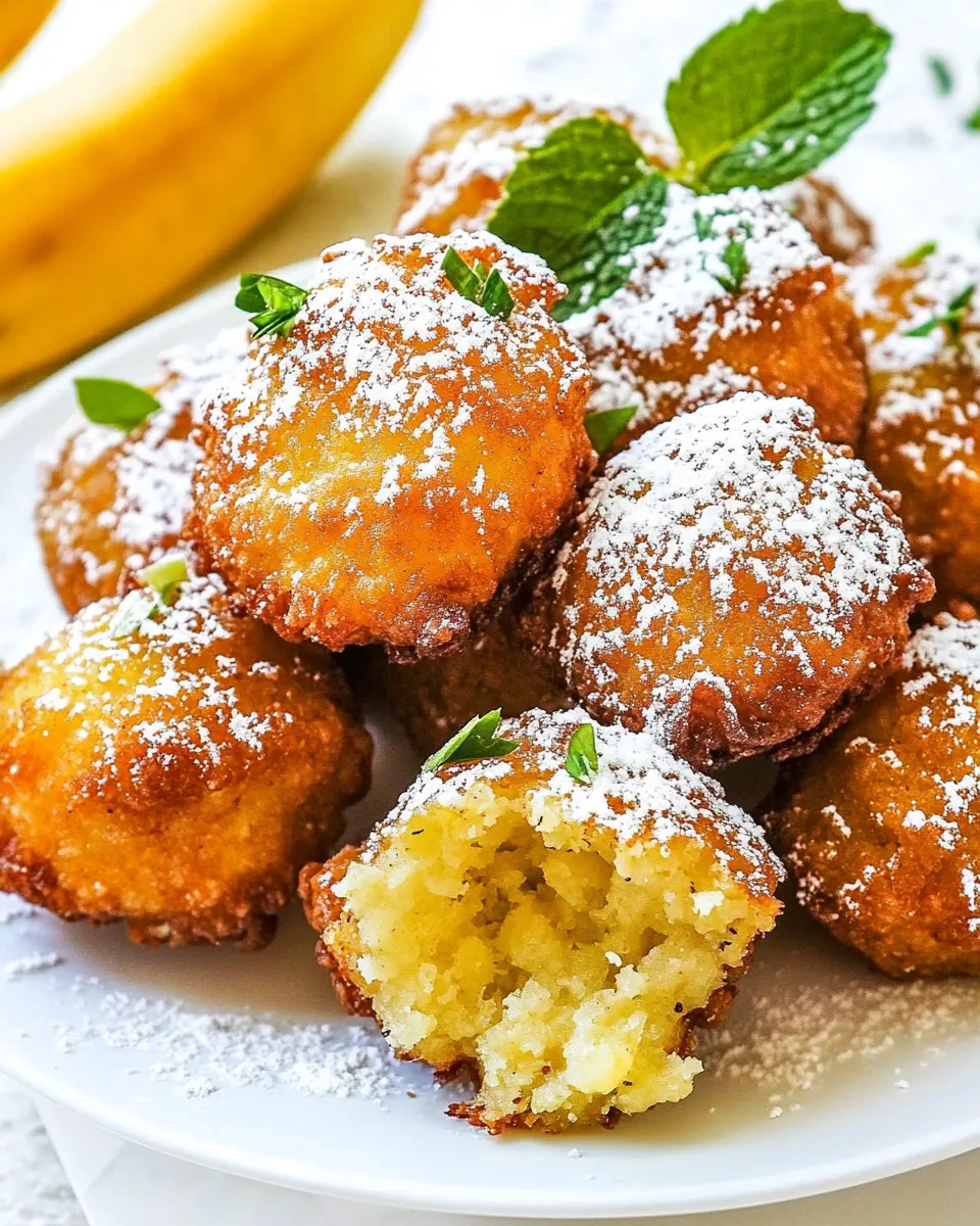 Classic Banana Fritters dish photo