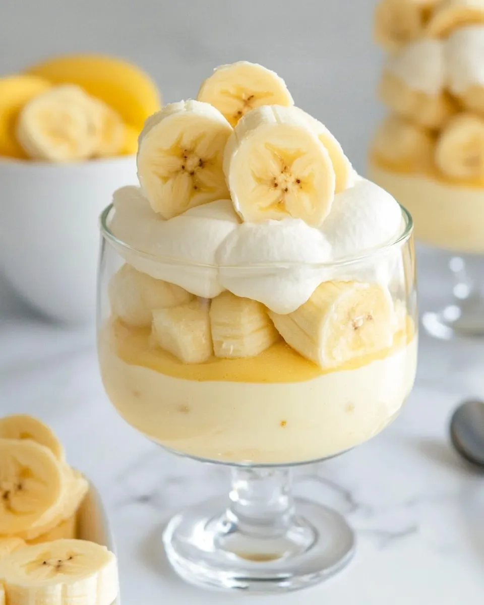 Delicious Banana Pudding from Scratch shot