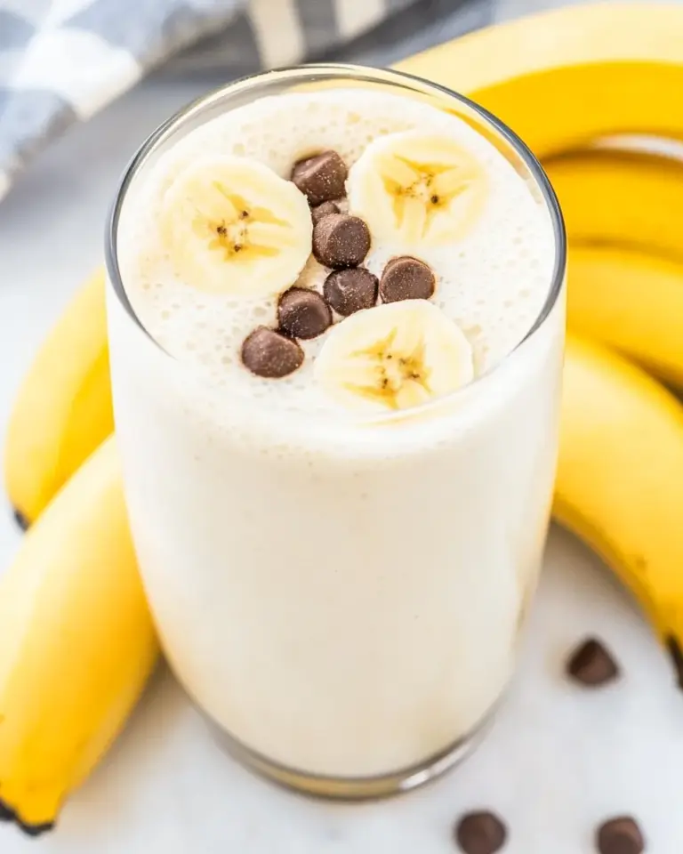 Homemade Banana Smoothie Recipe photo