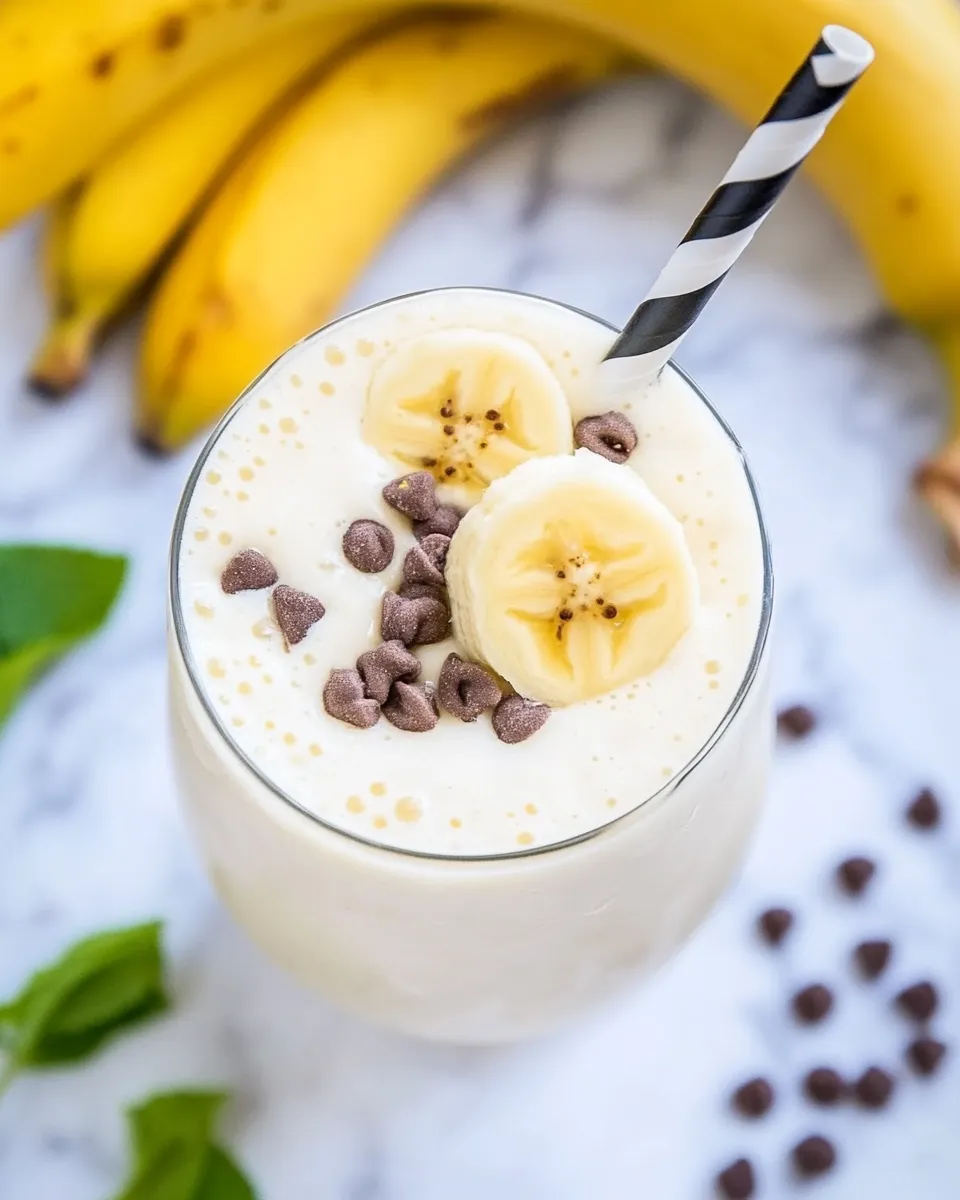 Delicious Banana Smoothie Recipe dish photo
