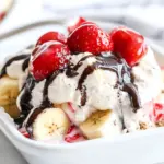 Homemade Banana Split Dessert photo