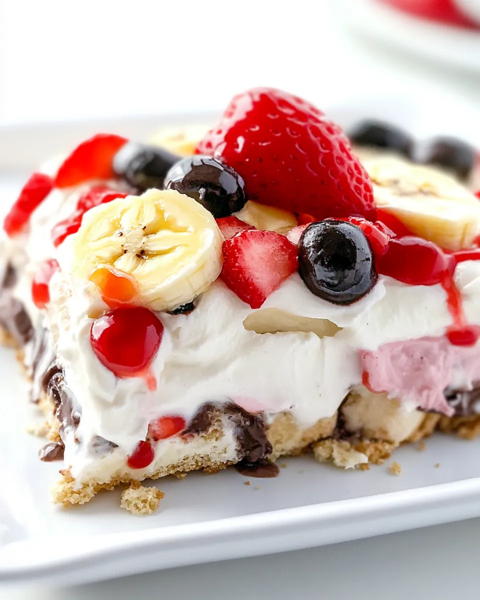 Classic Banana Split Dessert image
