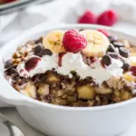 Homemade Banana Split Dump Cake photo