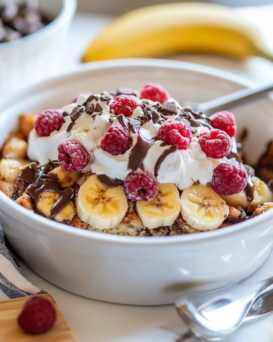 Classic Banana Split Dump Cake image