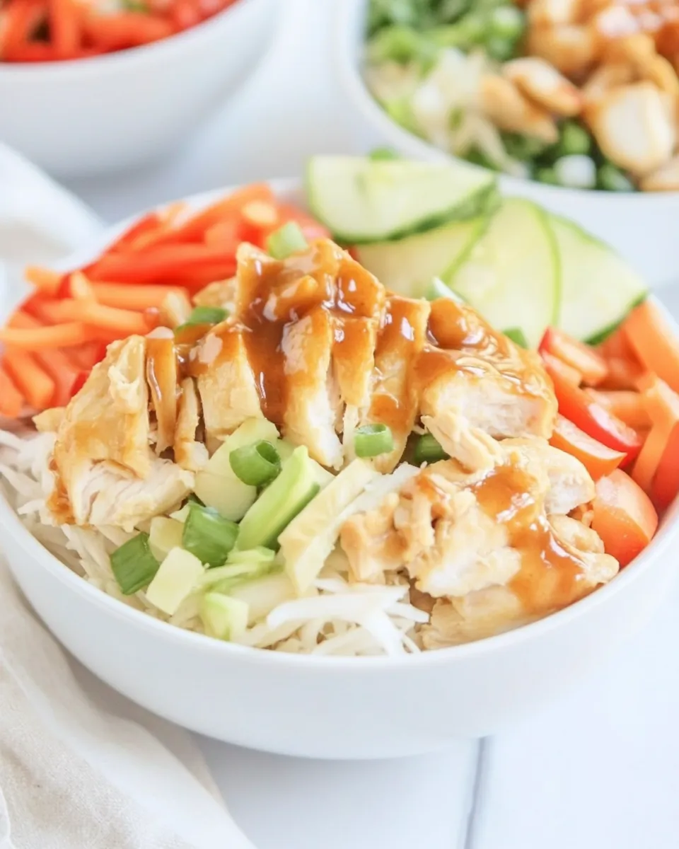 Easy Bang Bang Chicken Bowls recipe photo