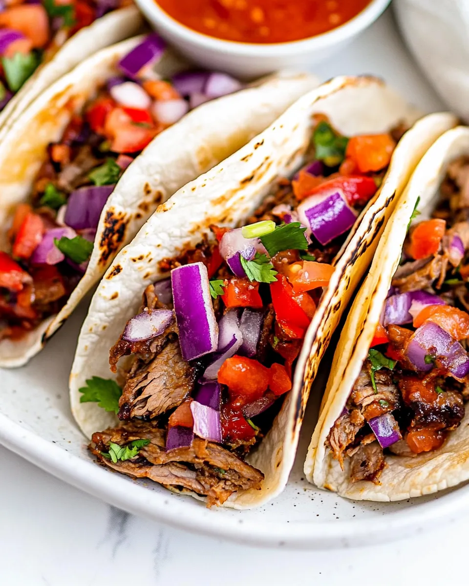 Homemade Barbacoa Tacos photo