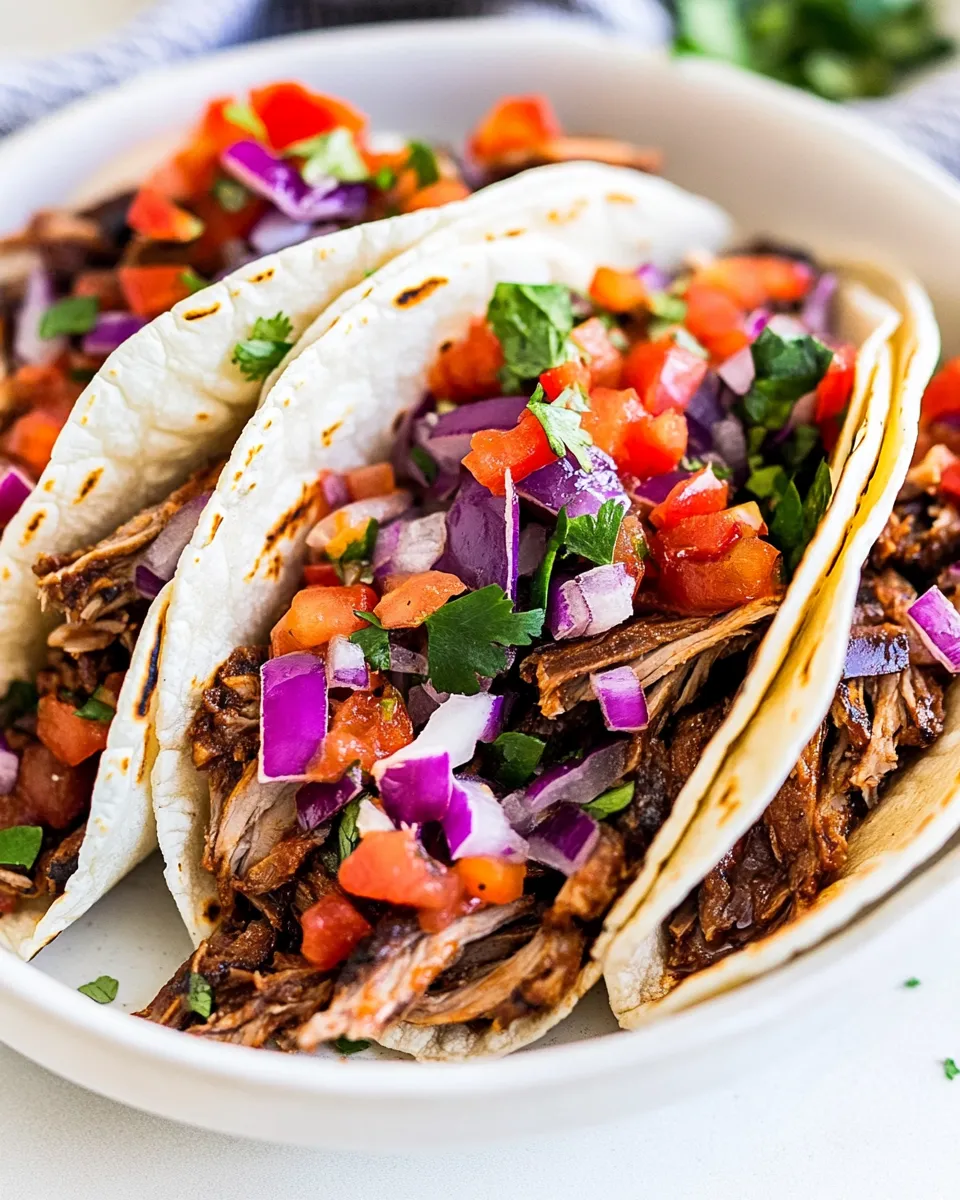 Easy Barbacoa Tacos recipe photo