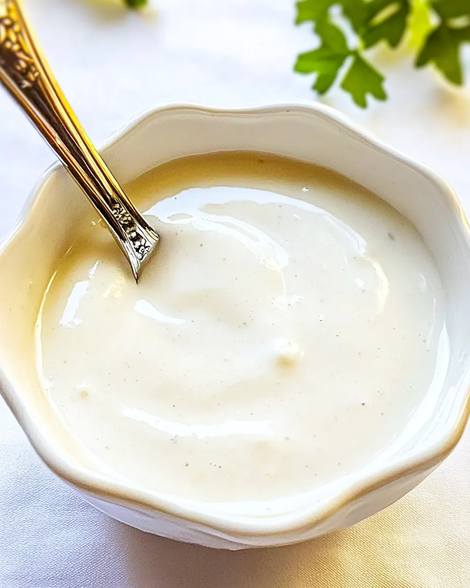 Delicious Bechamel Sauce shot