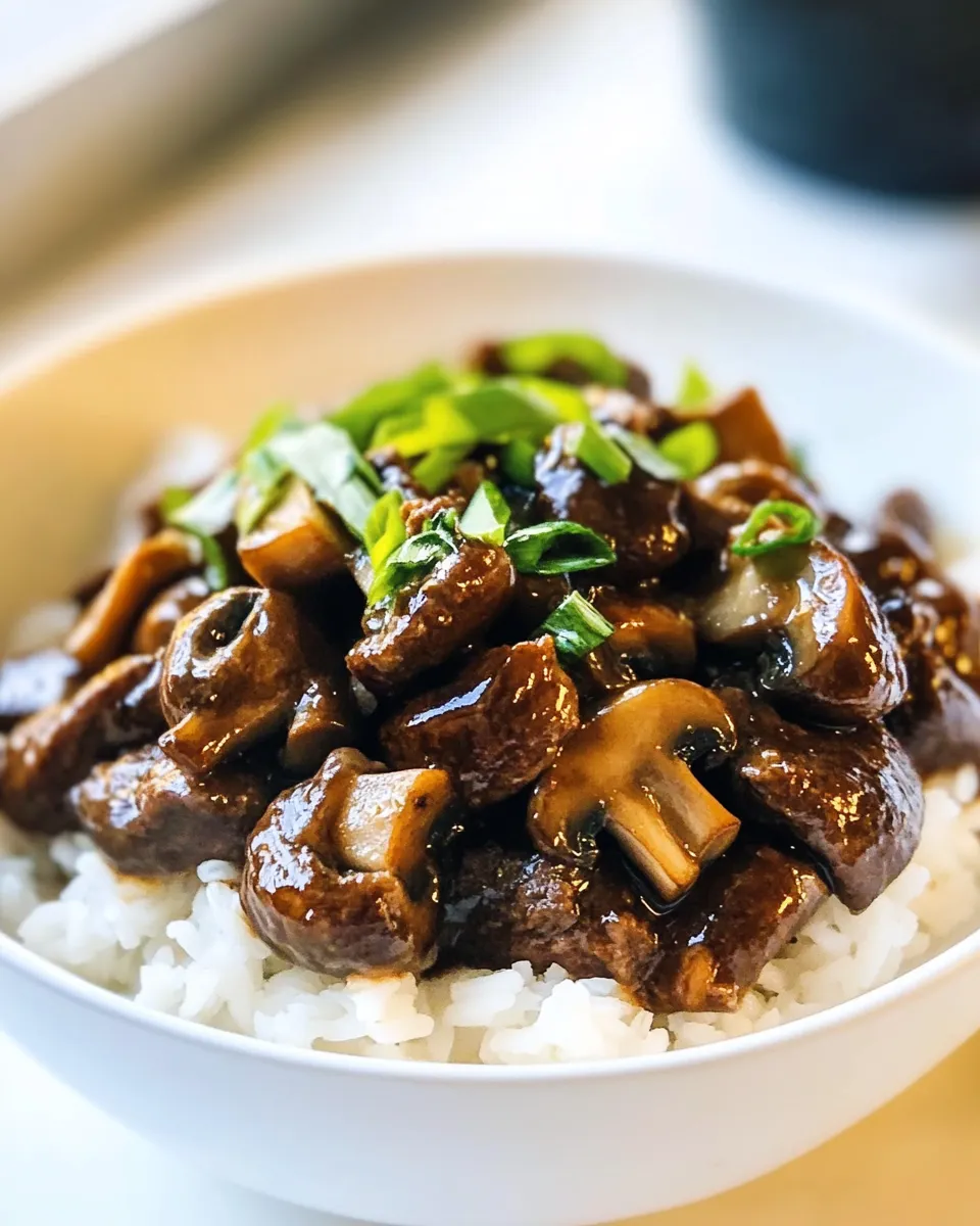 Homemade Beef And Mushroom Stir-Fry recipe photo