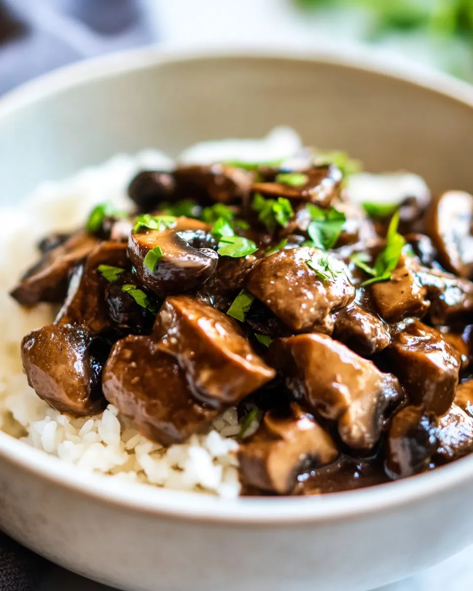Classic Beef And Mushroom Stir-Fry dish photo