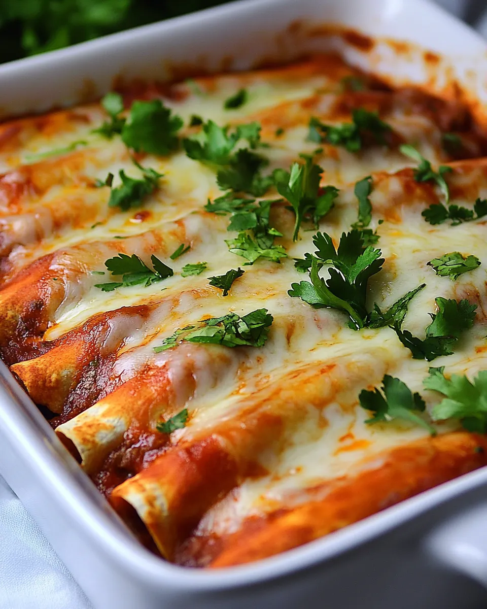 Easy Beef Enchilada Recipe shot