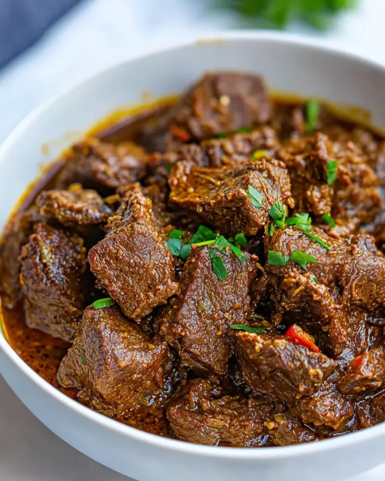 Homemade Beef Rendang photo