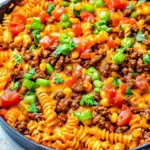 Easy Beef Taco Pasta Skillet photo