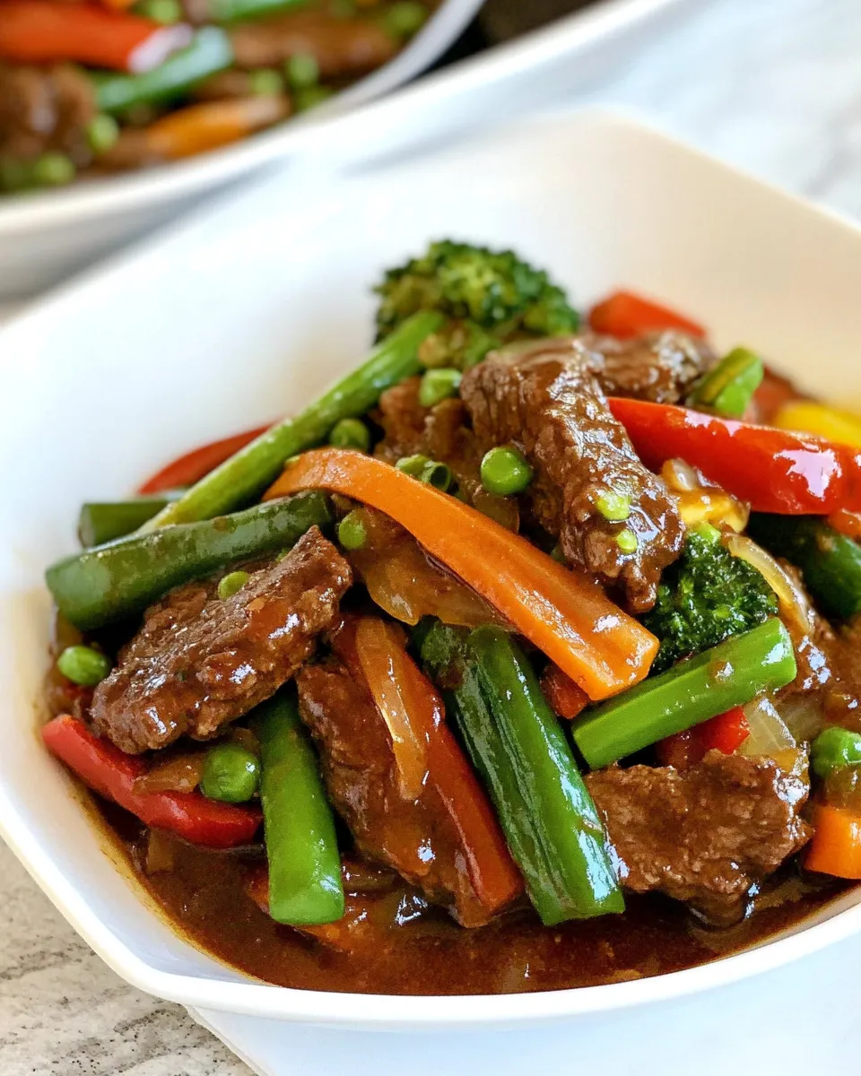Healthy Beef and Vegetable Stir-Fry recipe photo
