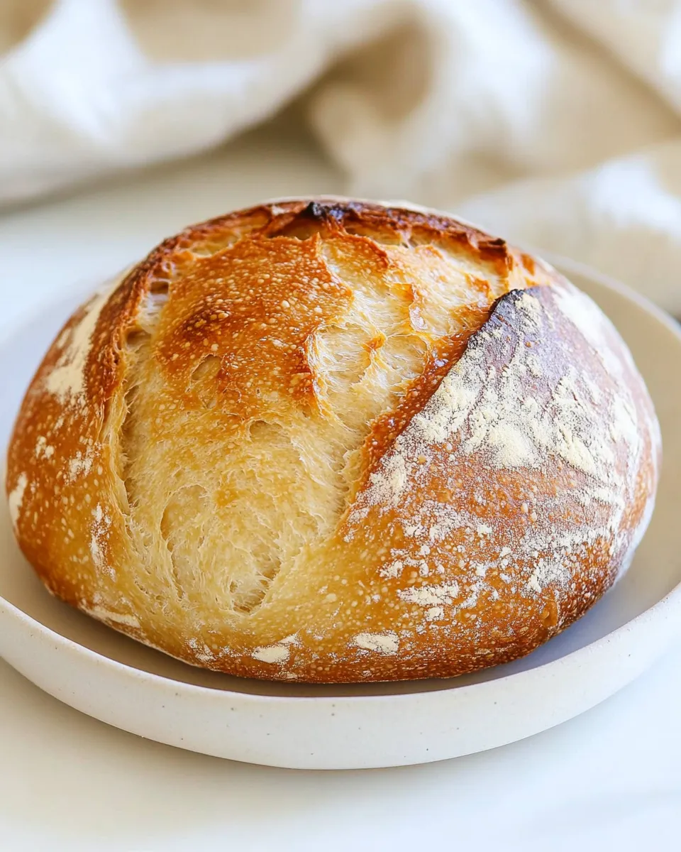 Classic Beginners Sourdough Bread Recipe image