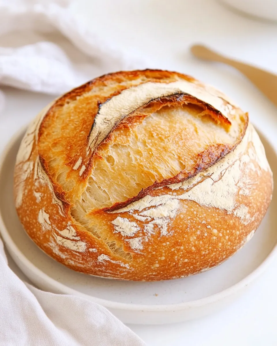 Quick Beginners Sourdough Bread Recipe recipe photo