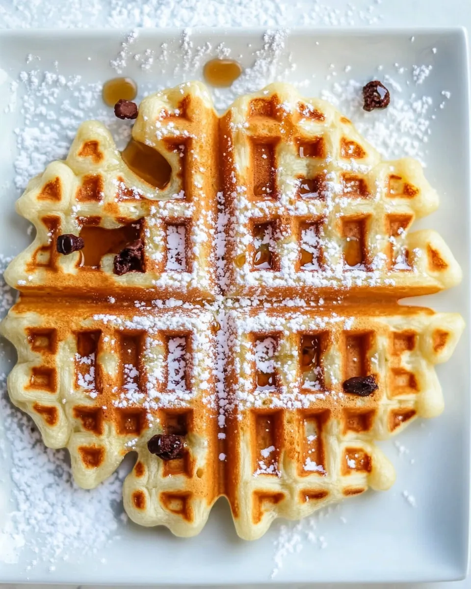 Homemade Belgian Waffle Recipe photo