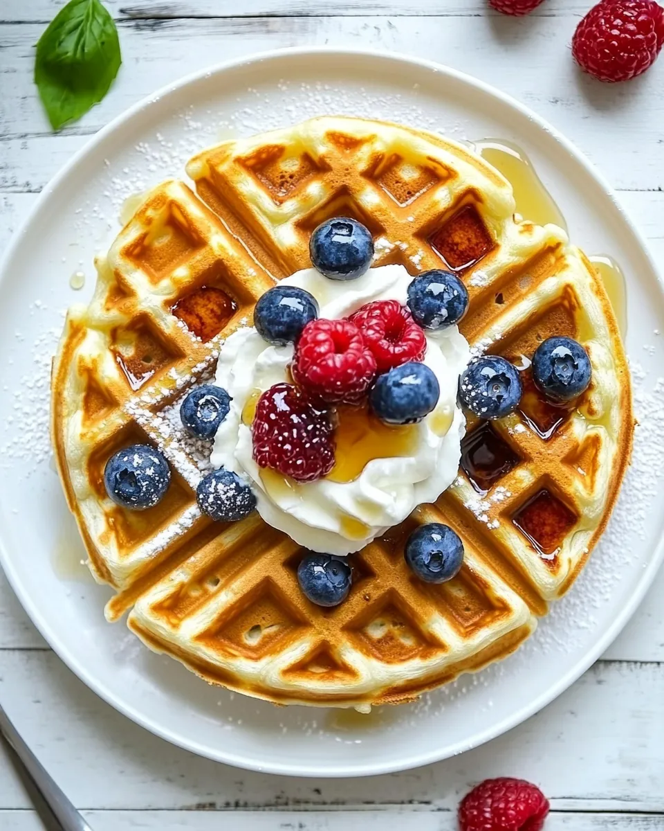 Classic Belgian Waffle Recipe image