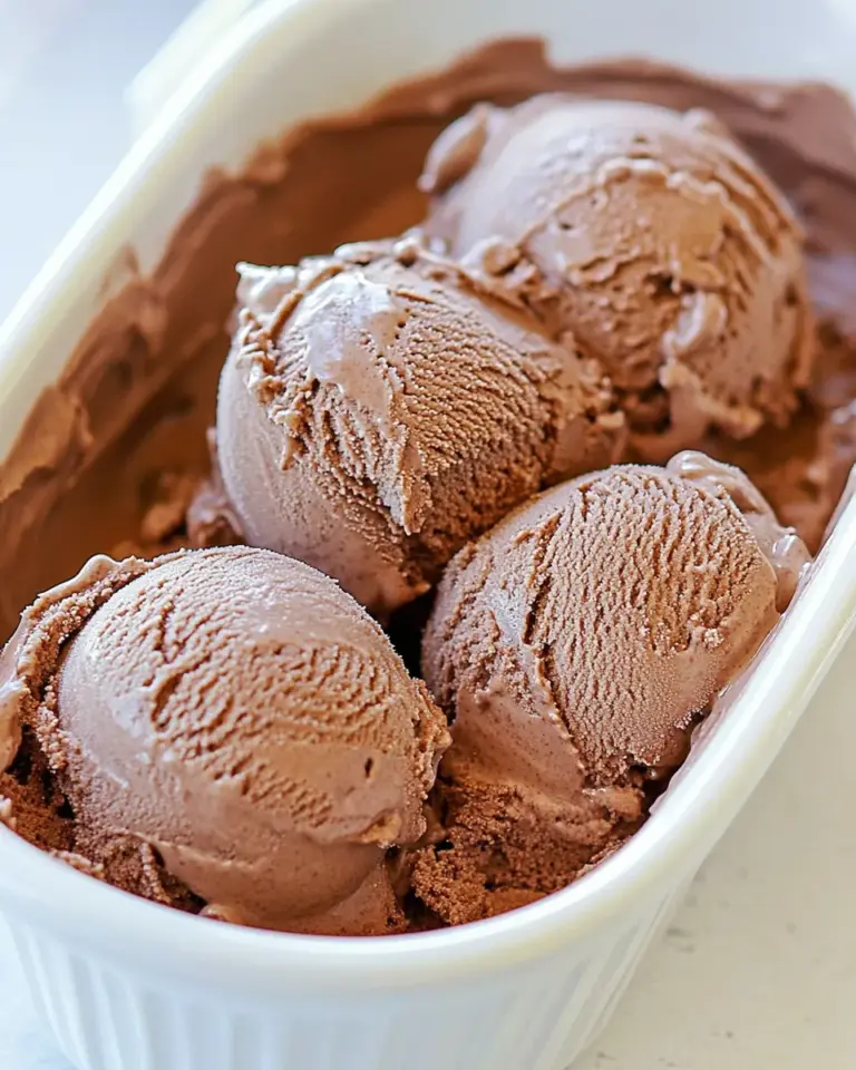 Homemade Ben and Jerrys Chocolate Ice Cream Recipe (Easy Copycat) photo