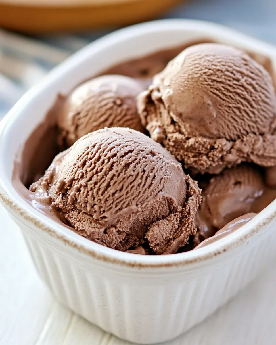 Delicious Ben and Jerrys Chocolate Ice Cream Recipe (Easy Copycat) image
