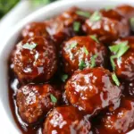 Homemade Best BBQ Crockpot Meatballs photo