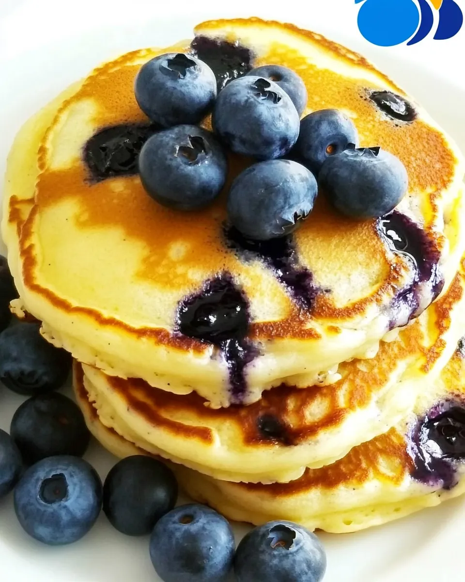 Homemade Best Blueberry Pancakes photo