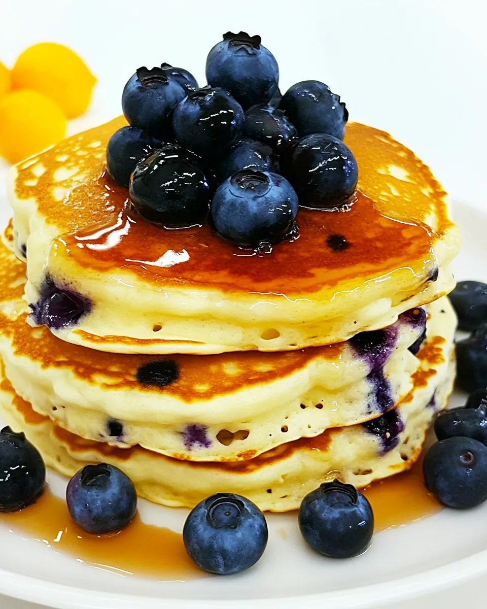 Classic Best Blueberry Pancakes image