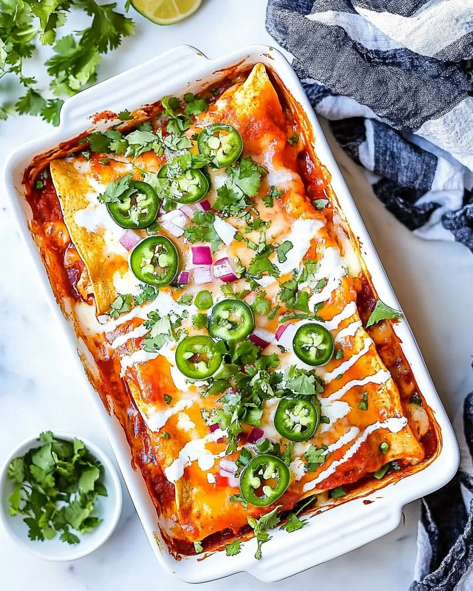 Homemade Best Chicken Enchilada Recipe photo