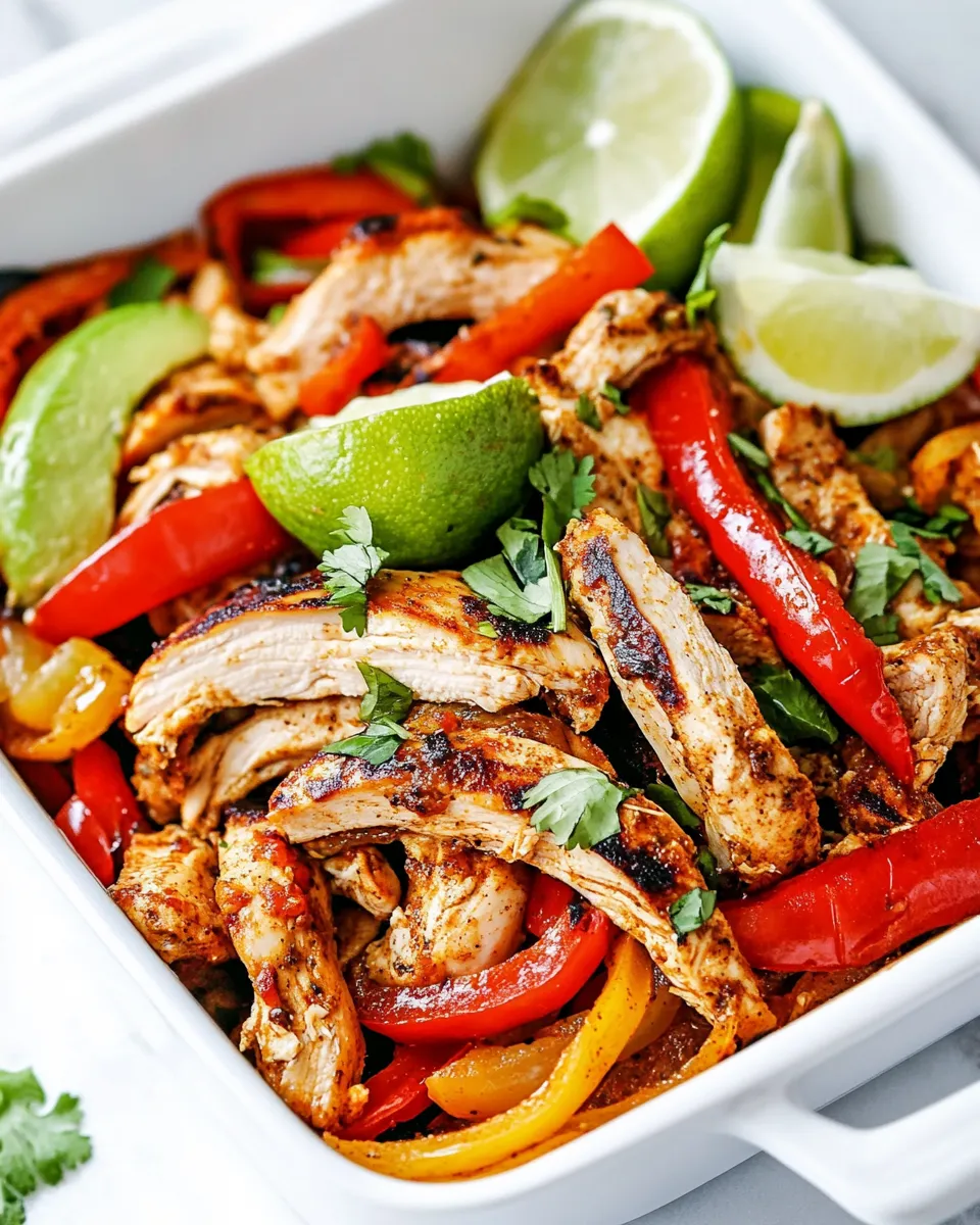 Homemade Best Chicken Fajitas photo