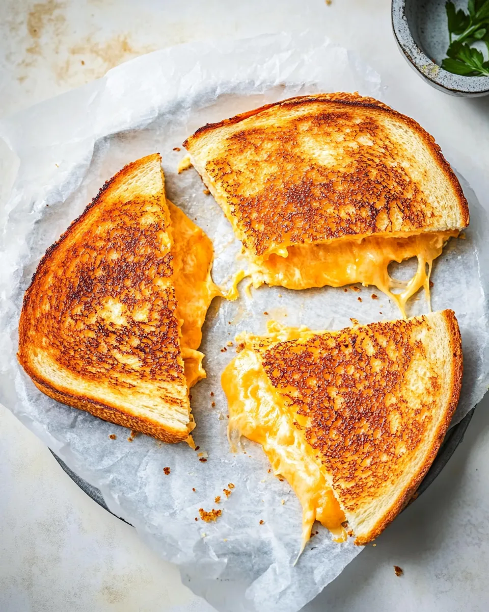 Delicious Best Grilled Cheese shot