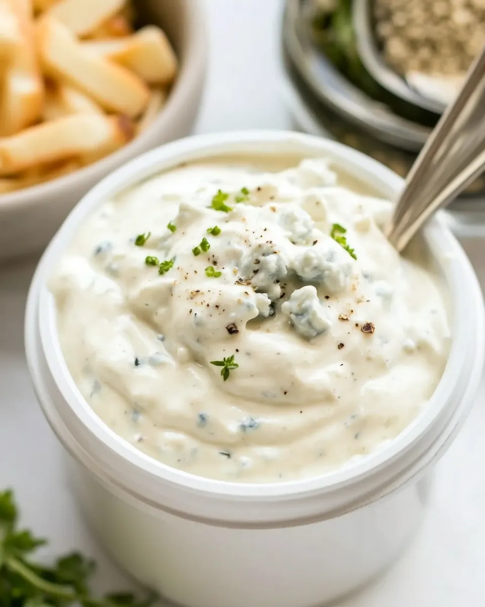 Delicious Best Homemade Blue Cheese Dressing Recipe recipe photo
