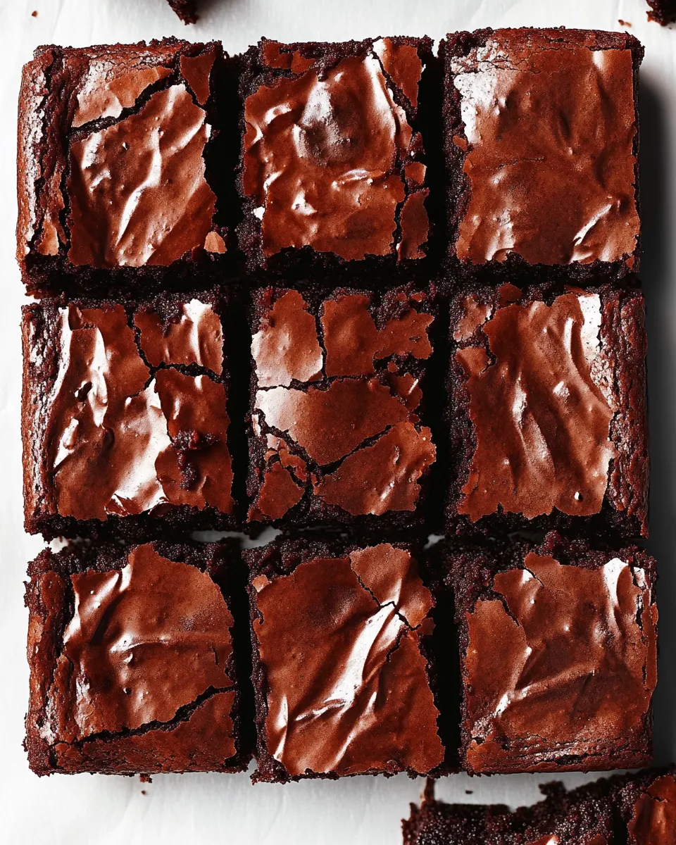 Classic Best Homemade Brownies recipe image