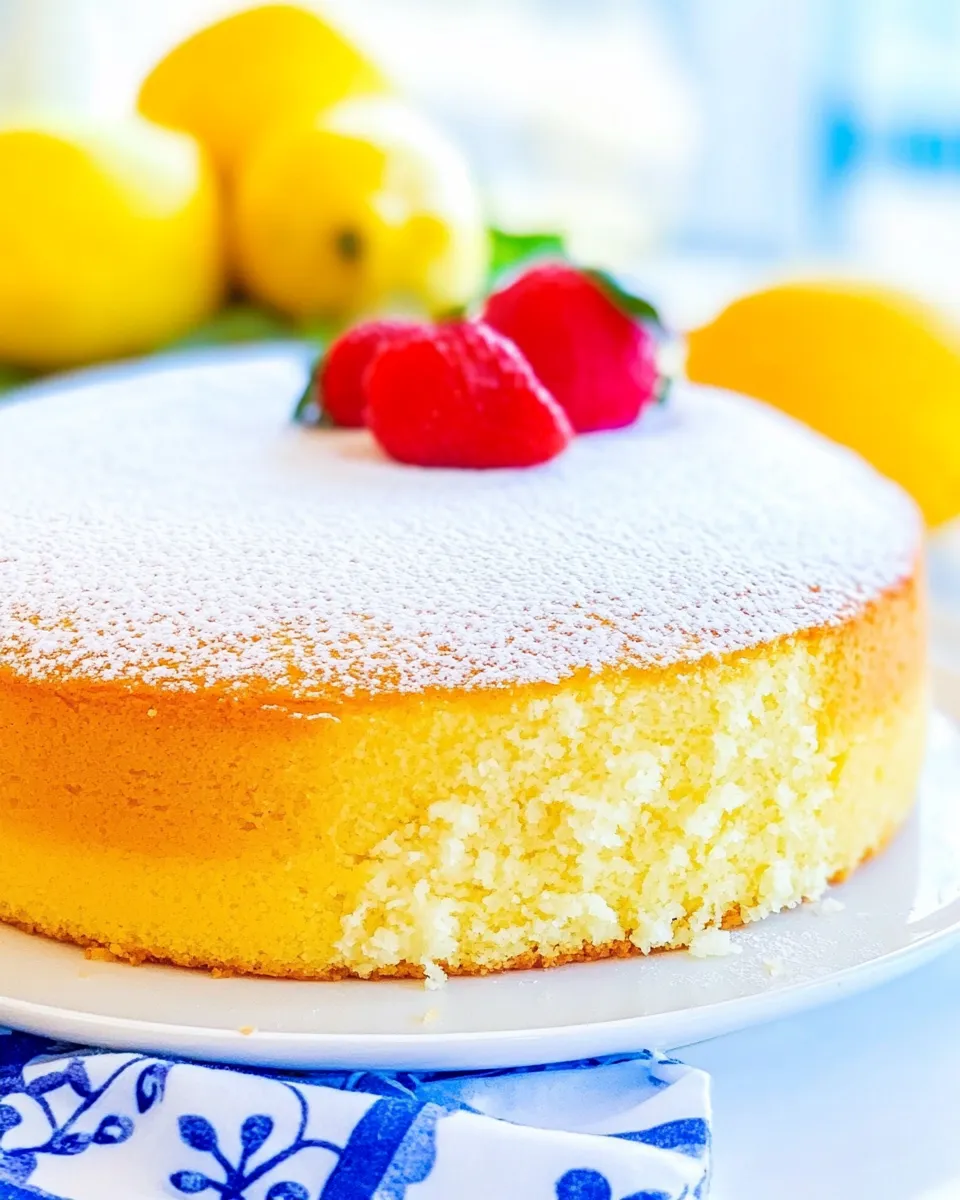 Classic Best Lemon Ricotta Cake Recipe image