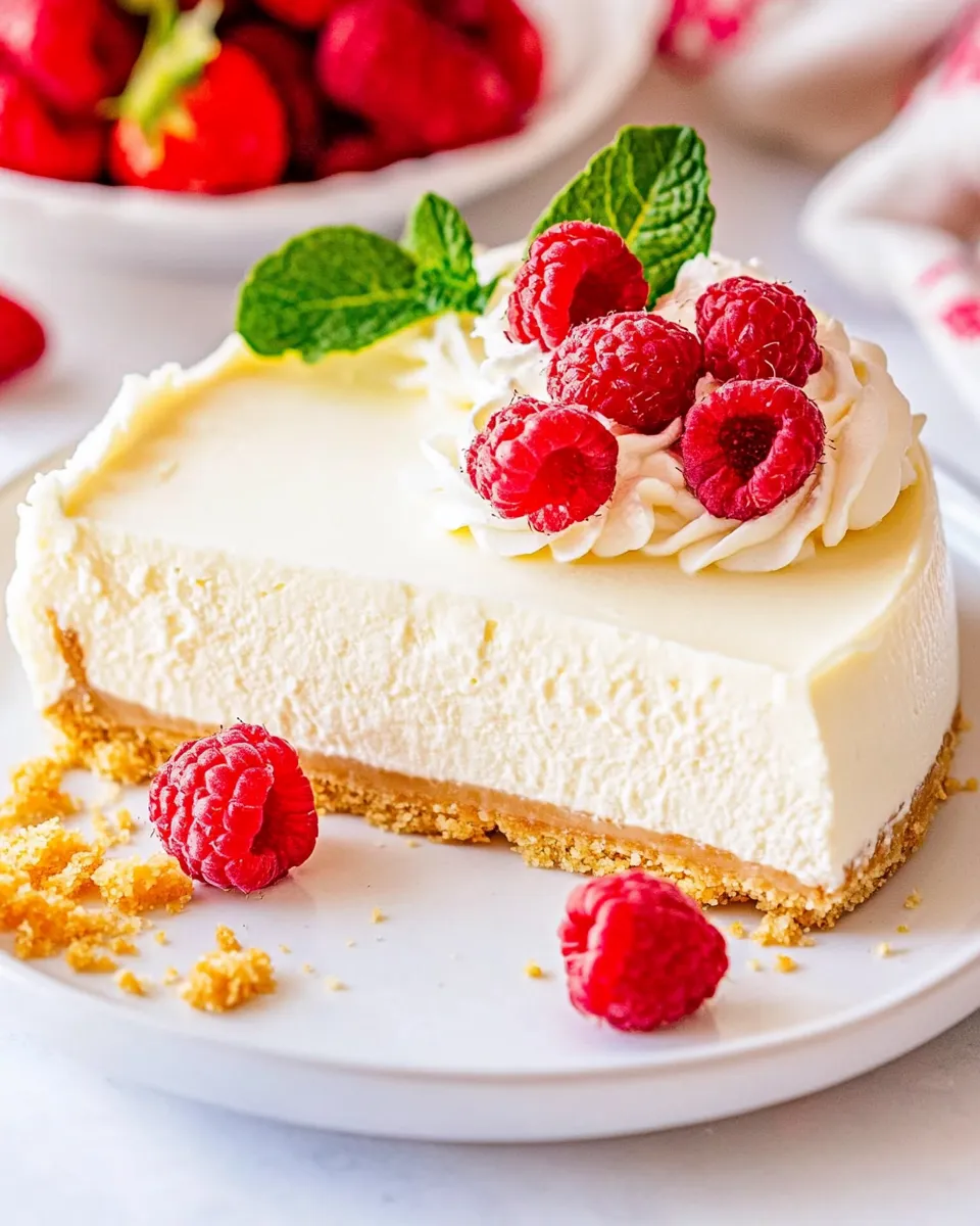 Homemade Best No-Bake Cheesecake photo