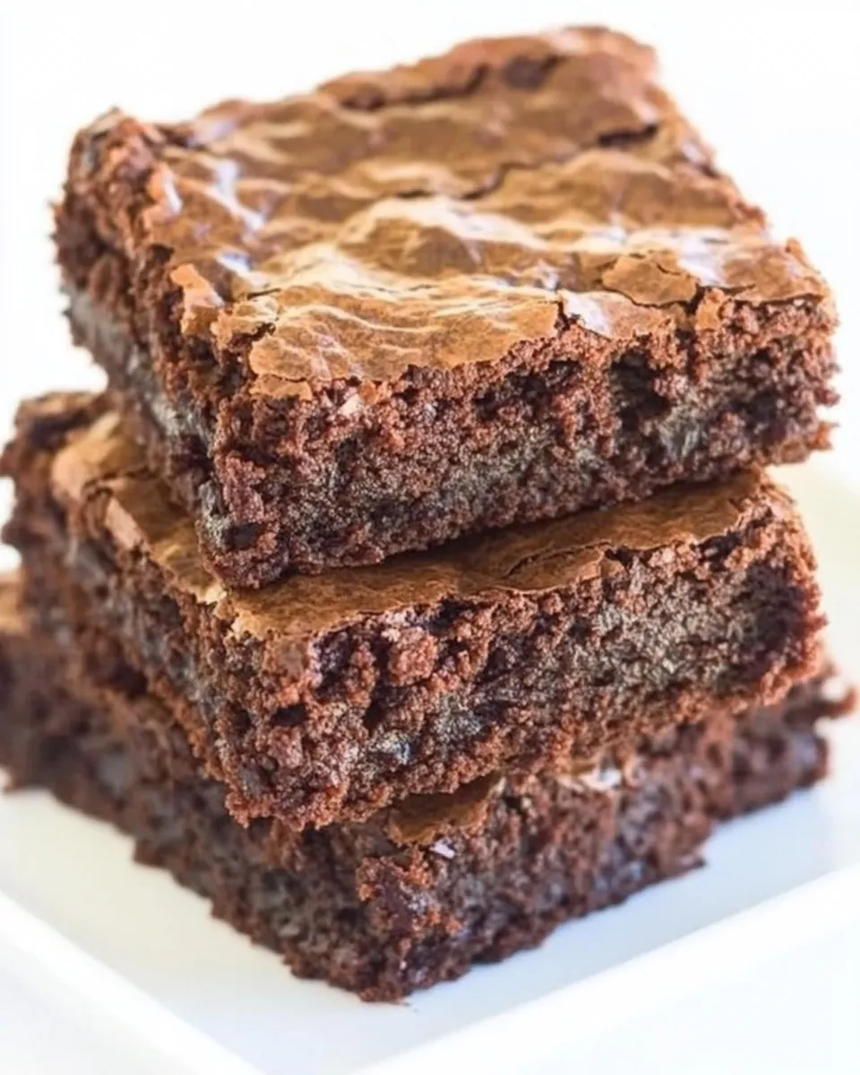 Delicious Better-Than-Box-Mix Brownies shot