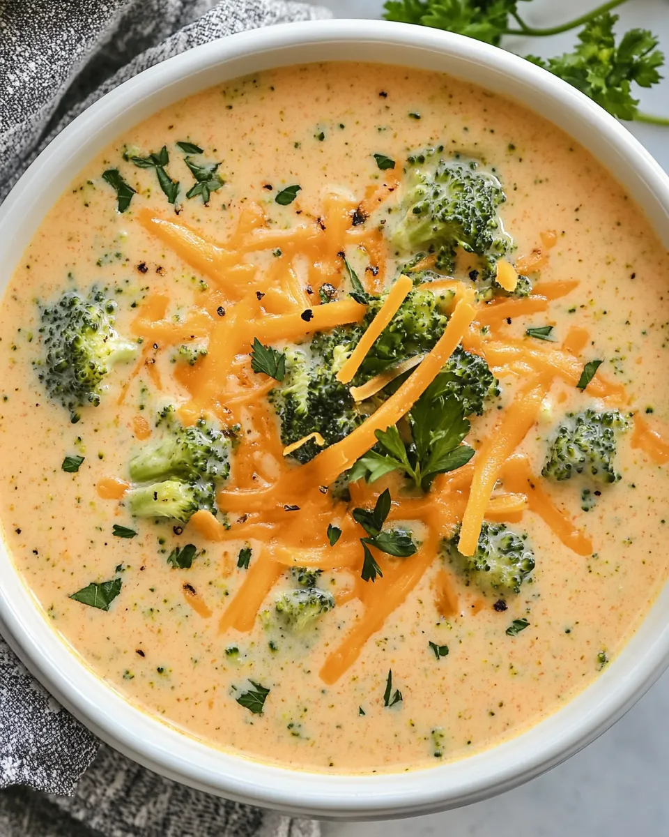 Delicious Better Than Panera Broccoli Cheddar Soup image