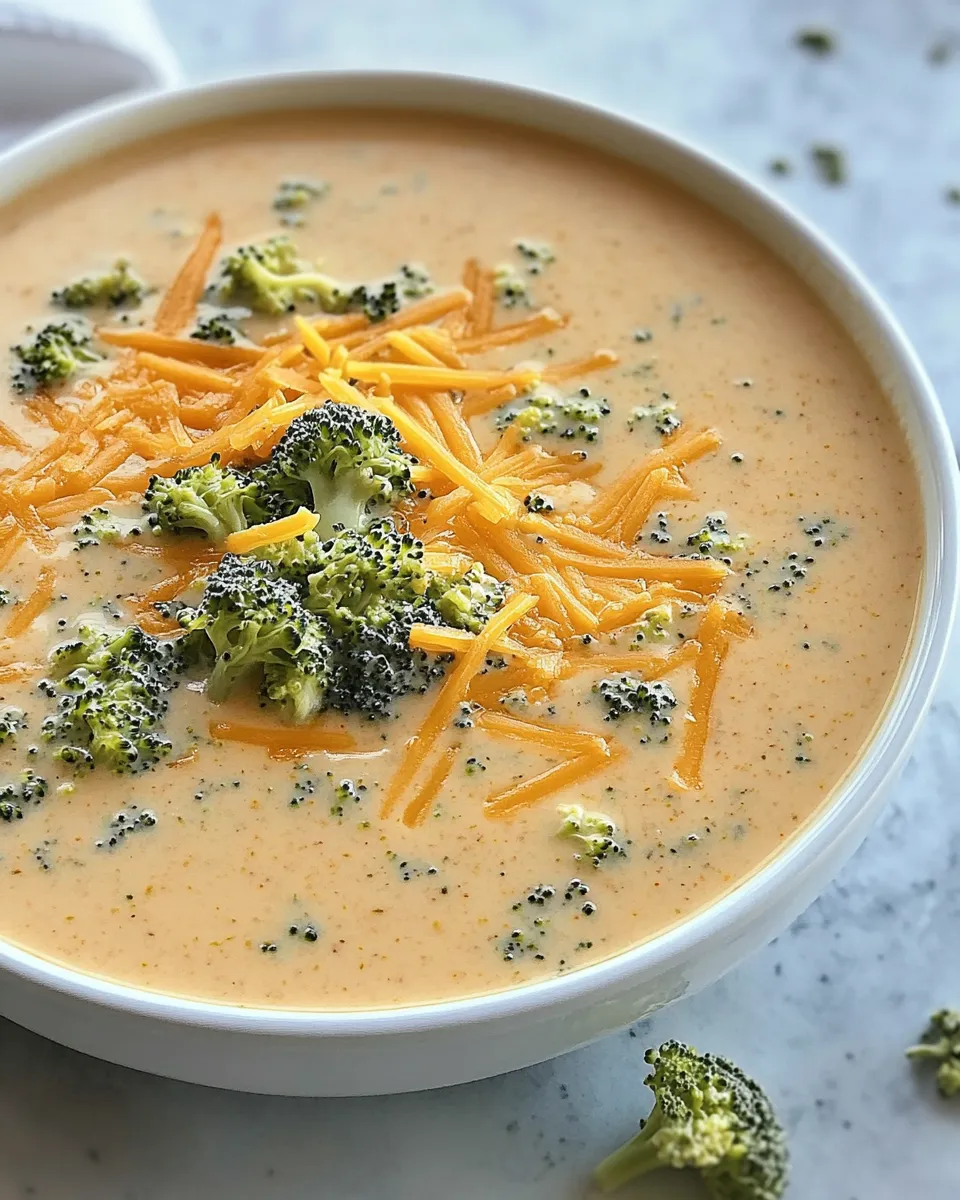 Savory Better Than Panera Broccoli Cheddar Soup dish photo
