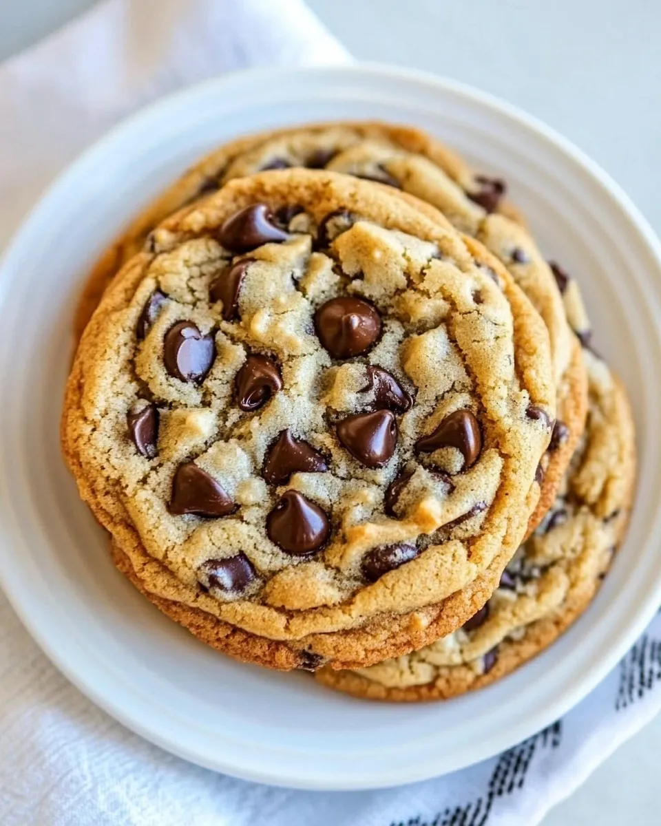 Homemade Big Buttery Chocolate Chip Cookies photo