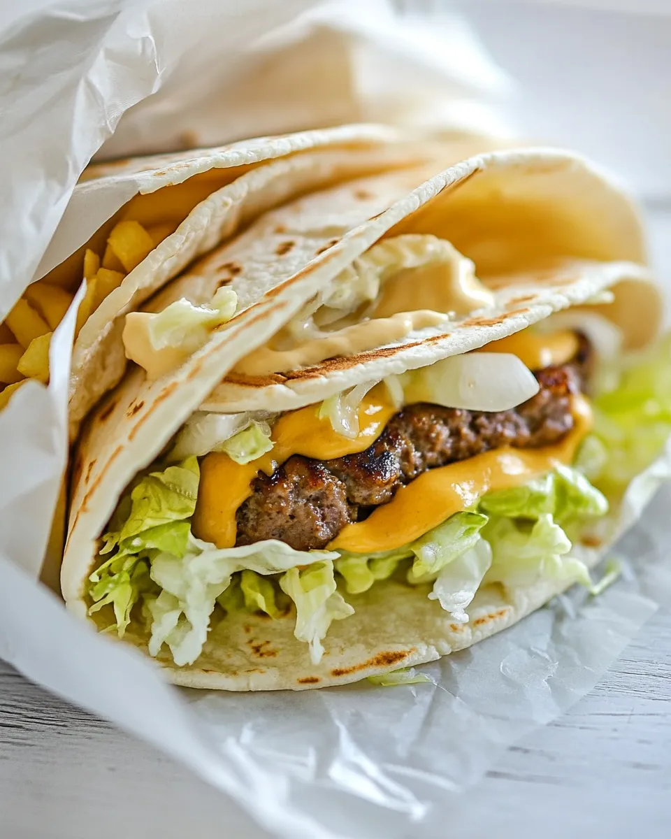 Classic Big Mac Smash Burger Tacos image