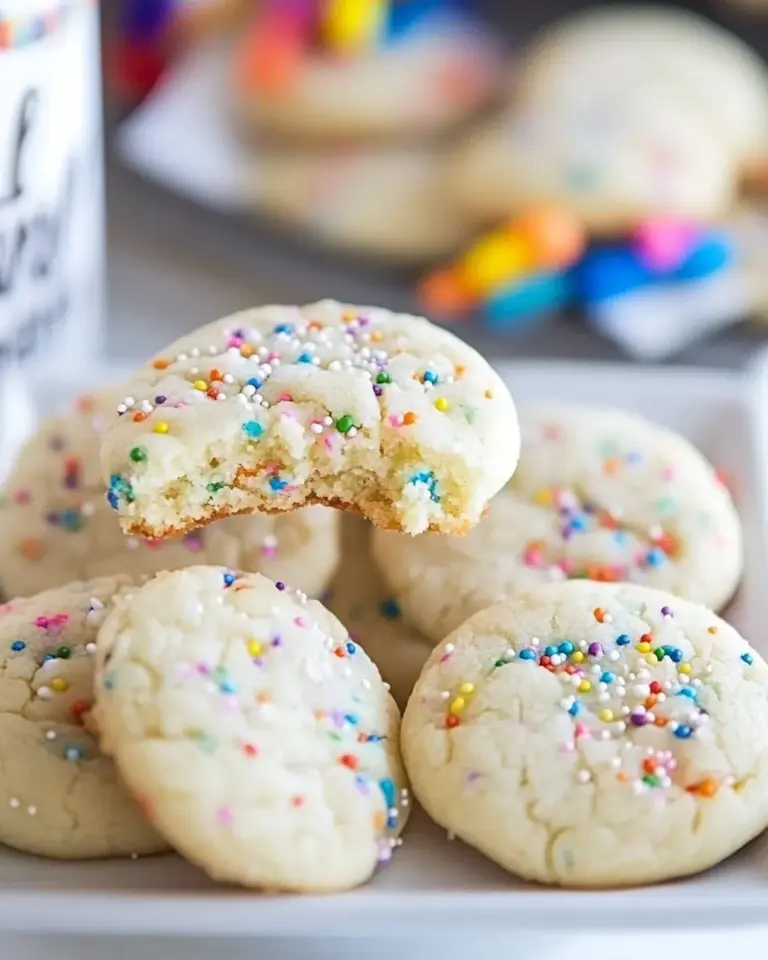 Homemade Birthday Cake Cookies photo