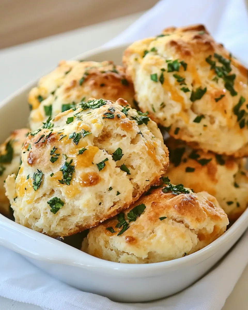 Homemade Bisquick Garlic Cheddar Biscuits photo