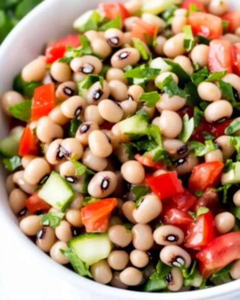 Homemade Black-Eyed Pea Salad (Easy!) photo