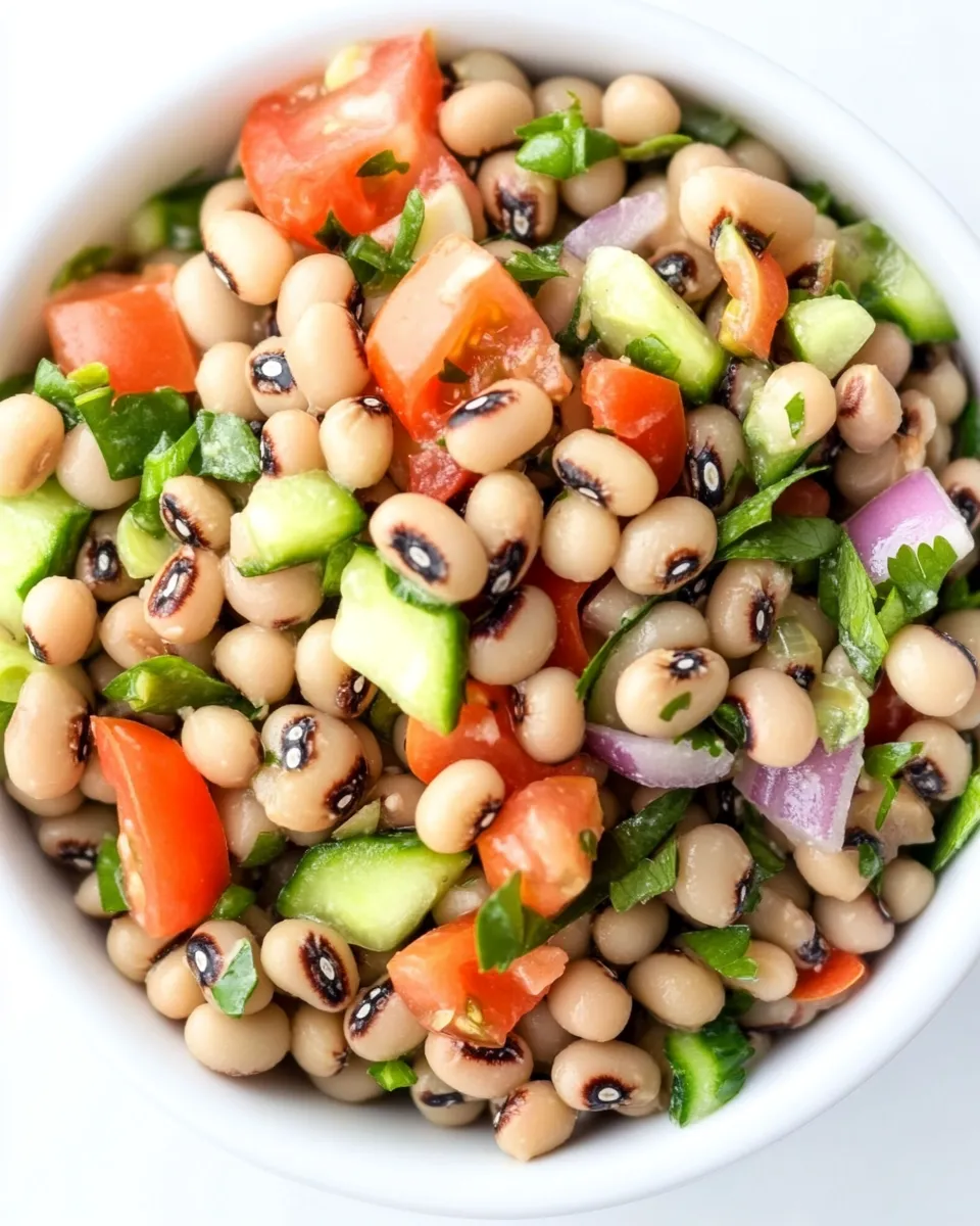 Classic Black-Eyed Pea Salad (Easy!) image
