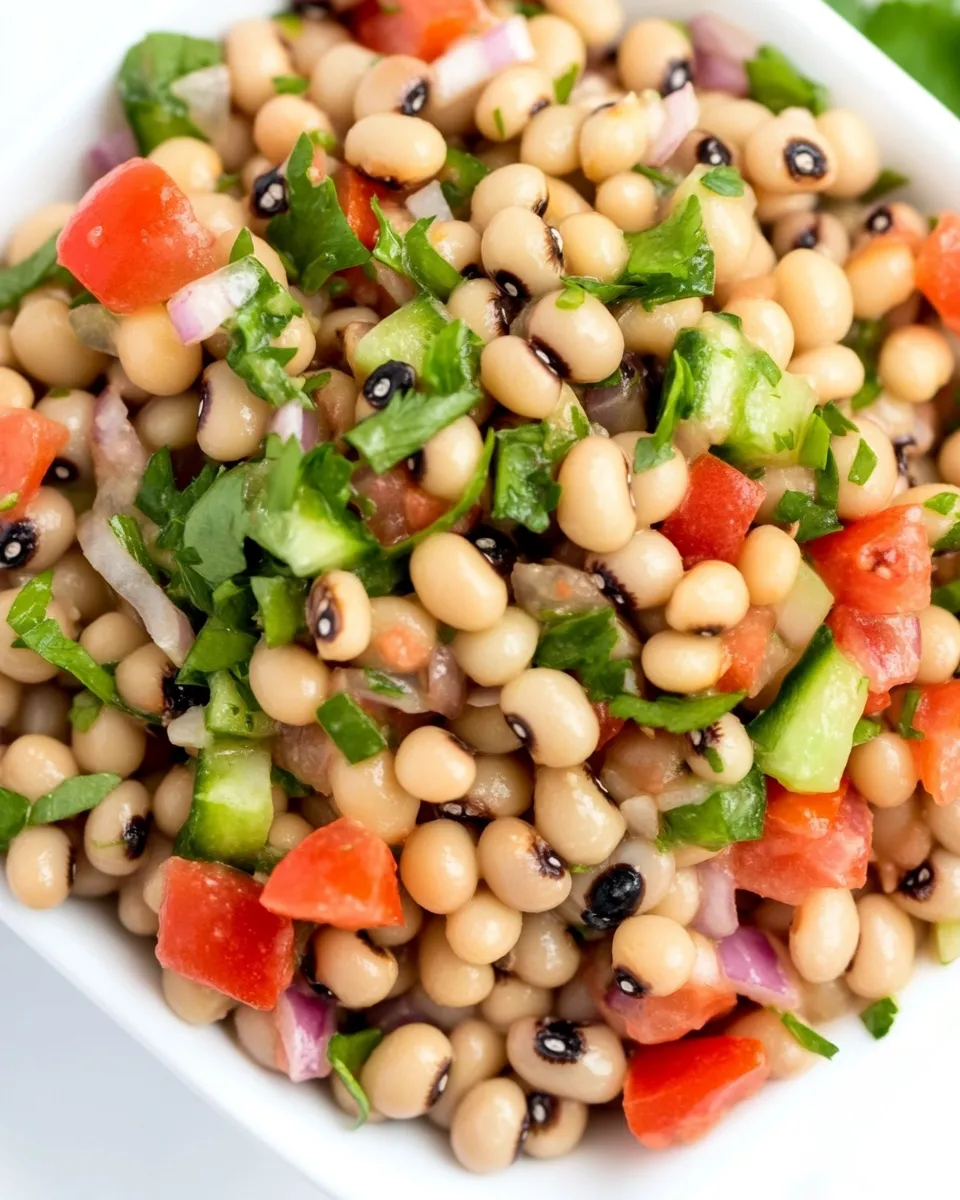 Quick Black-Eyed Pea Salad (Easy!) shot