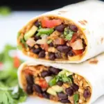 Easy Black Bean Burrito (Vegan!) photo