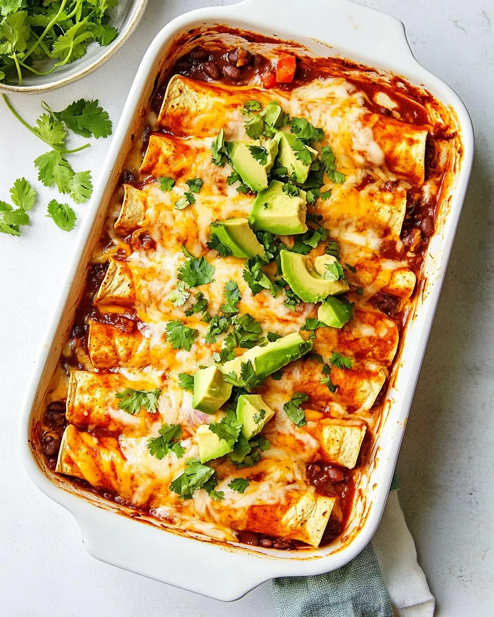 Classic Black Bean Enchiladas image